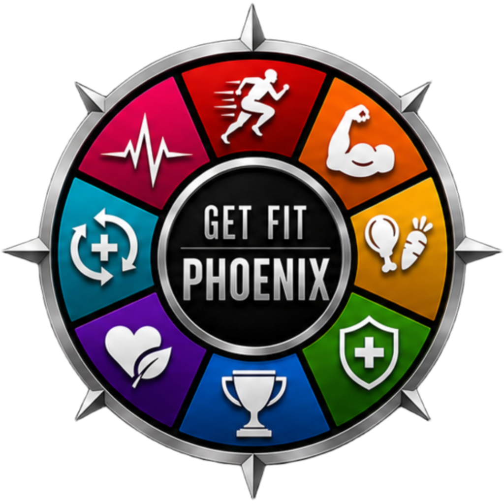 Get Fit Phoenix compass logo